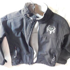 Bone Collector Black Fleece Lined Jacket Kids Small